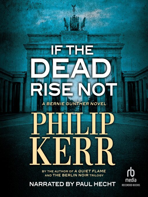 Cover image for If the Dead Rise Not